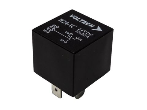Relay Mini C/Over type, 24V, 30/20A, 5 Pin