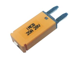 Manual reset circuit breaker Mini blade (20A)