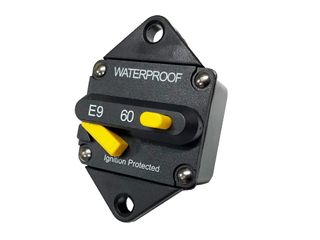Manual reset circuit breaker 42V Max (60A)