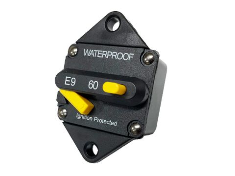 Manual reset circuit breaker 42V Max (60A)