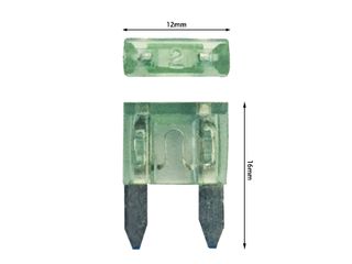 Mini blade fuse 50 Pack (2A)