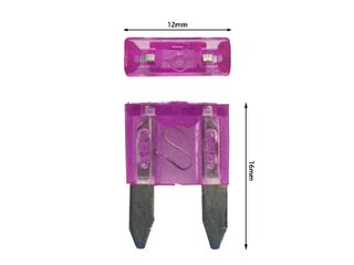 Mini blade fuse 50 Pack (3A)