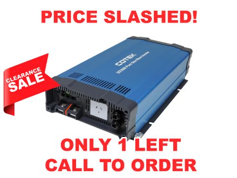 Pure sine wave inverter COTEK 24V (3500W)