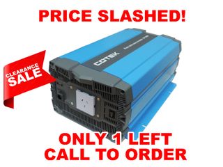 Pure sine wave inverter COTEK 24V (3000W)