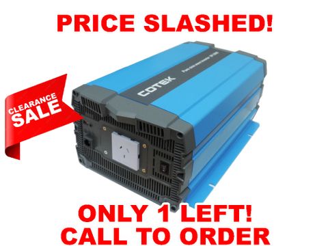 Pure sine wave inverter COTEK 24V (3000W)