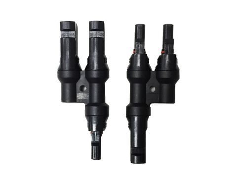 Connector Solar 2 Way Y Adaptor (set of 2) Max. rated current 30A - Replaces PV-4Y