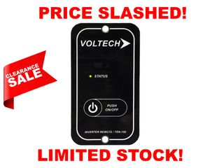 Remote control suit Voltech PS Pro Series Inverters (8m cable)