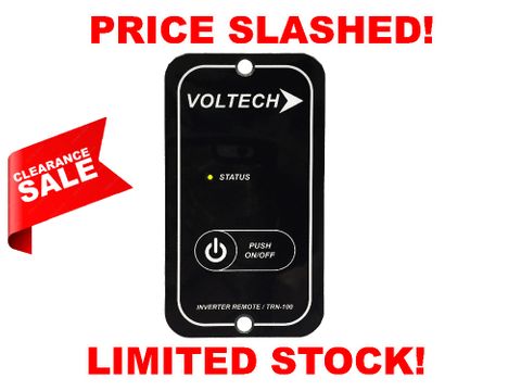 Remote control suit Voltech PS Pro Series Inverters (8m cable)