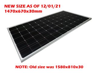 Solar panel Voltech (200W) - "New Size Jan21"