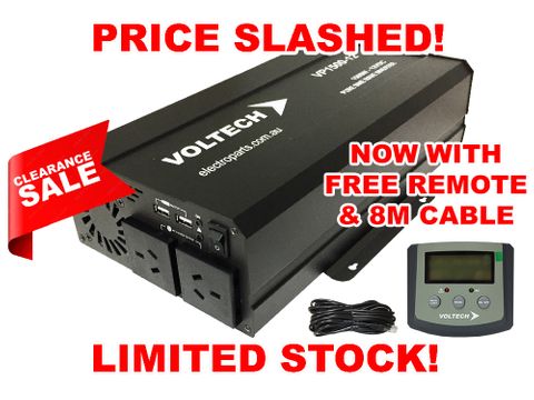 Pure sine wave inverter Voltech VP Series 12V (1500W)