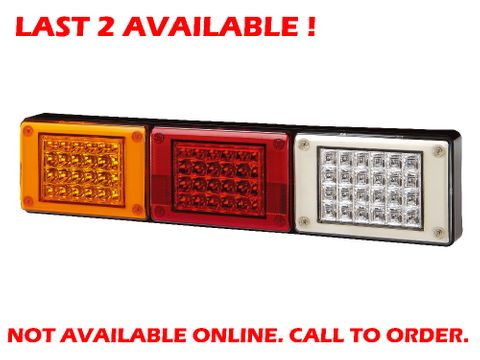 Lucidity LED Combination Rear Lamp 12V-24V (D.I./Stop-Tail/Rev.)