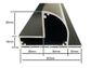 Aluminium Solar Panel Bracket - 510mm (Set of 2) - Outer Mounting Lip