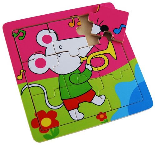 JIGSAW MOUSE 15CM X 15CM