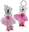 BEAR BALLERINA KEYRING 12 PIECES (PK)