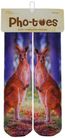 PHO-TOES SOCKS: KANGAROOS PRINT