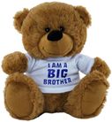 BEAR BROWN I AM BIG BROTHER SHIRT 23CM