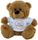 BEAR BROWN  BEST TEACHER SHIRT 23CM