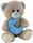 BEAR WITH BLUE MOON 21CM