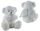 BEAR ANGEL WHITE 23CM