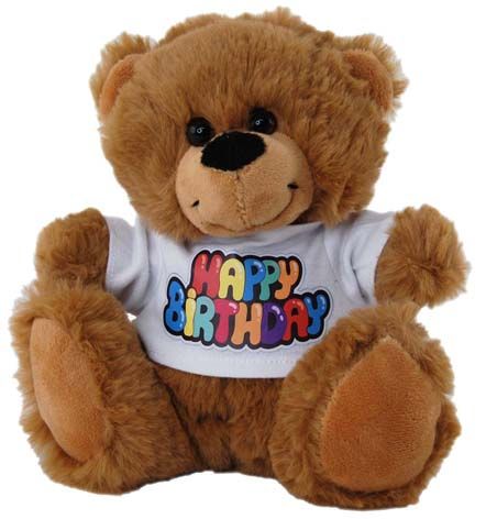 BEAR HAPPY BIRTHDAY BEAR 18CM