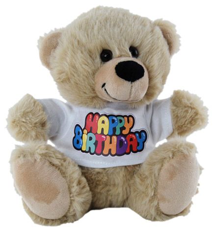 BEAR HAPPY BIRTHDAY BEAR 18CM