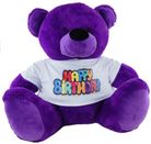 BEAR WITH HAPPY BIRTHDAY SHIRT 60CM