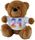 BEAR BROWN HAPPY 21ST BIRTHDAY BEAR 23CM