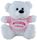 BEAR  GIRLFRIEND  LT/PINK SHIRT 23CM