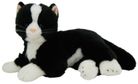 LAYING CAT - BLK & WHITE 30CM
