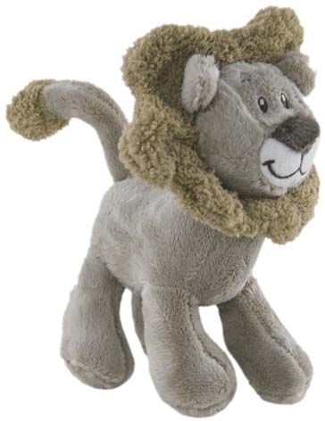 LION SAFARI WITH RATTLE SMALL 18CM