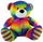 BEAR JELLY - RAINBOW COLOURS 60CM