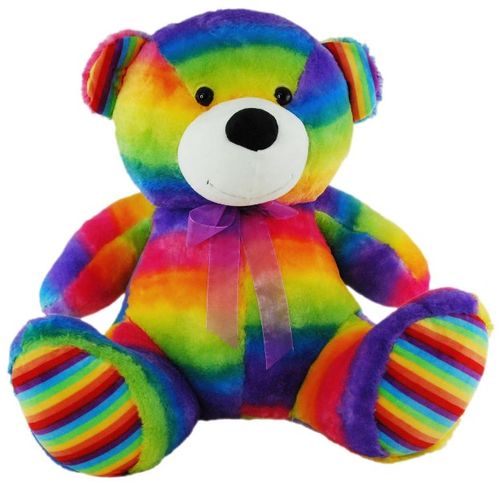 BEAR JELLY - RAINBOW COLOURS 60CM