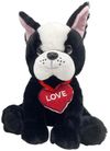 FRENCH BULLDOG WITH HEART 20CM