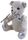 BEAR AUTO LARGE 38CM: SILVER