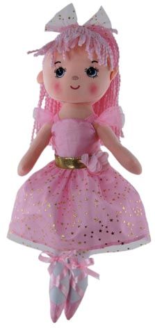 DOLL BALLERINA LEXI PINK 35CM