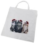 TOTE BAG - XMAS CAT 40CMX37CM