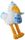 BABY STORK BLUE TRIM 20CM *SP