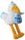 BABY STORK BLUE TRIM 20CM