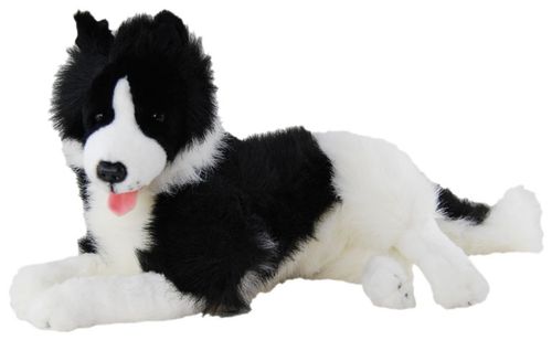 DOG BORDER COLLIE LAYING 44CM #SP