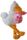 BABY STORK PINK TRIM 20CM *SP