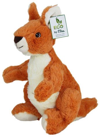 ECO BIG RED KANGAROO 34CM (100% REC)