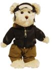 TIC TOC TEDDIES AVIATOR BEAR 30CM