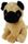 ECO PUG DOG 20CM (100% RECYCLED)