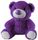 BEAR HOLLYWOOD PURPLE 40CM