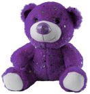 BEAR HOLLYWOOD PURPLE 40CM