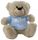 BEAR BGE MY 1ST TEDDY - BLUE 23CM