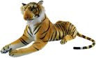 TIGER LAYING BROWN 90CM