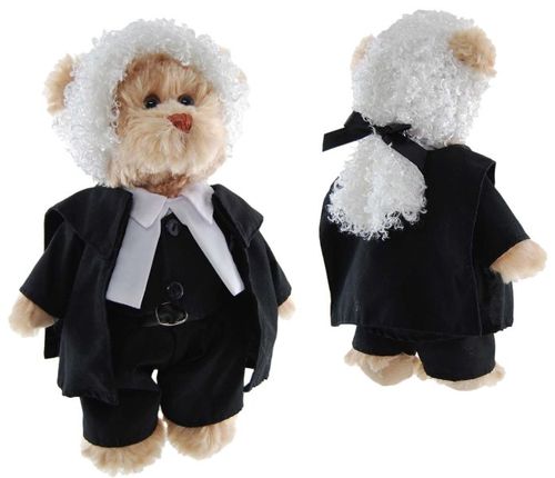 TIC TOC TEDDIES LAWYER BEAR 30CM