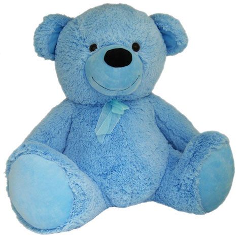 BEAR JELLY - LIGHT BLUE 75CM