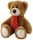 BEAR GORDY W NECKTIE BROWN 20CM #SP